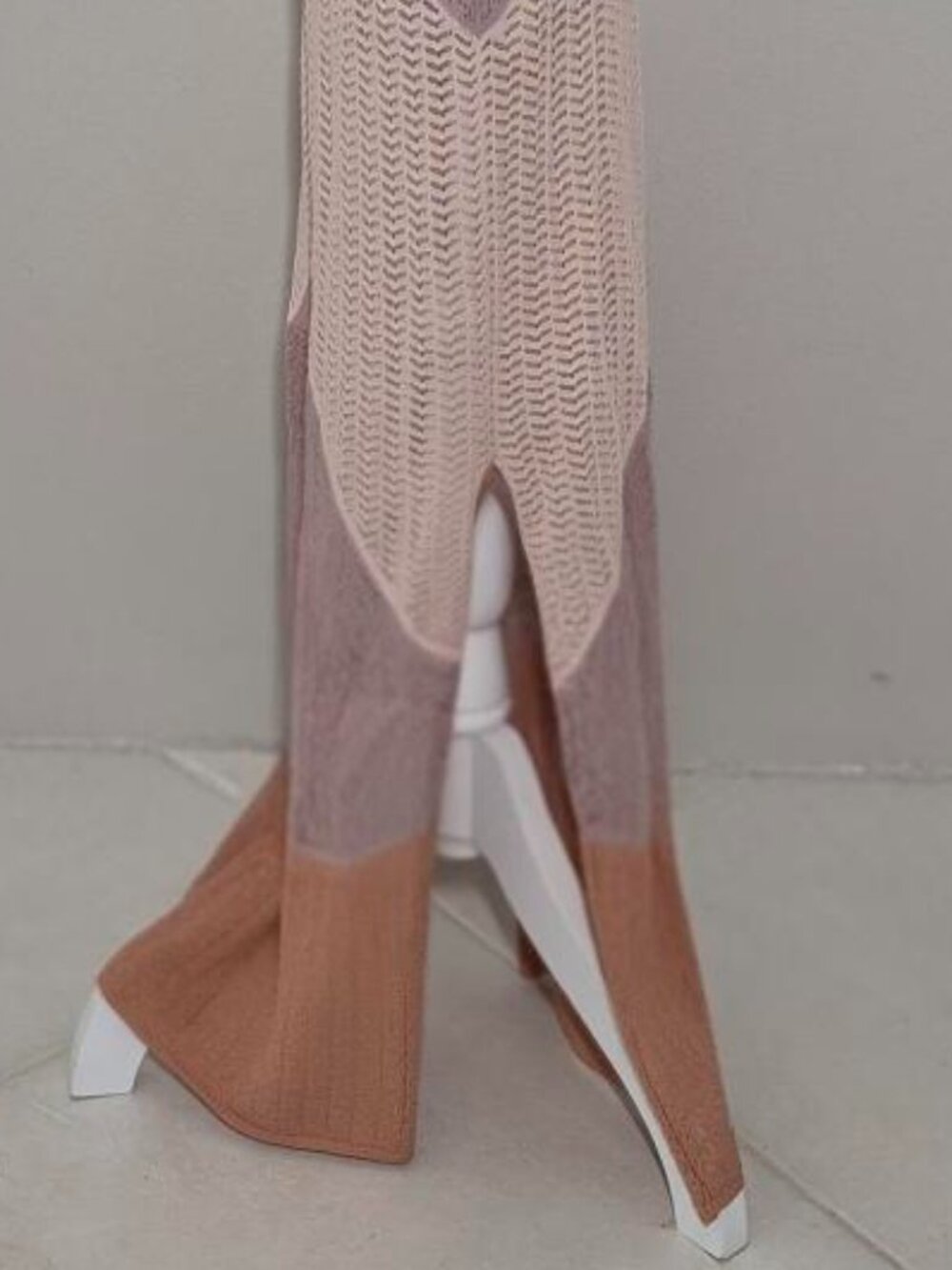 VENUS Women’s Sleeveless Knit Halter Maxi Dress Size Small NWOT - Picture 6 of 10